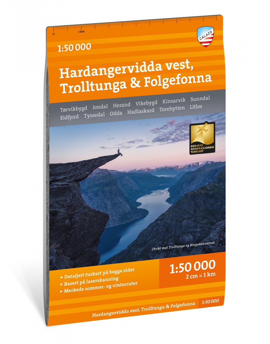 Hardangervidda Vest, Trolltunga &amp; Folgefonna Calazo