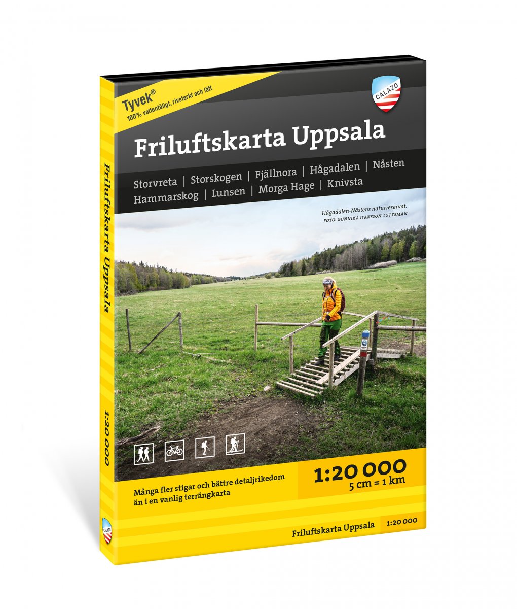 Uppsala friluftskarta Calazo