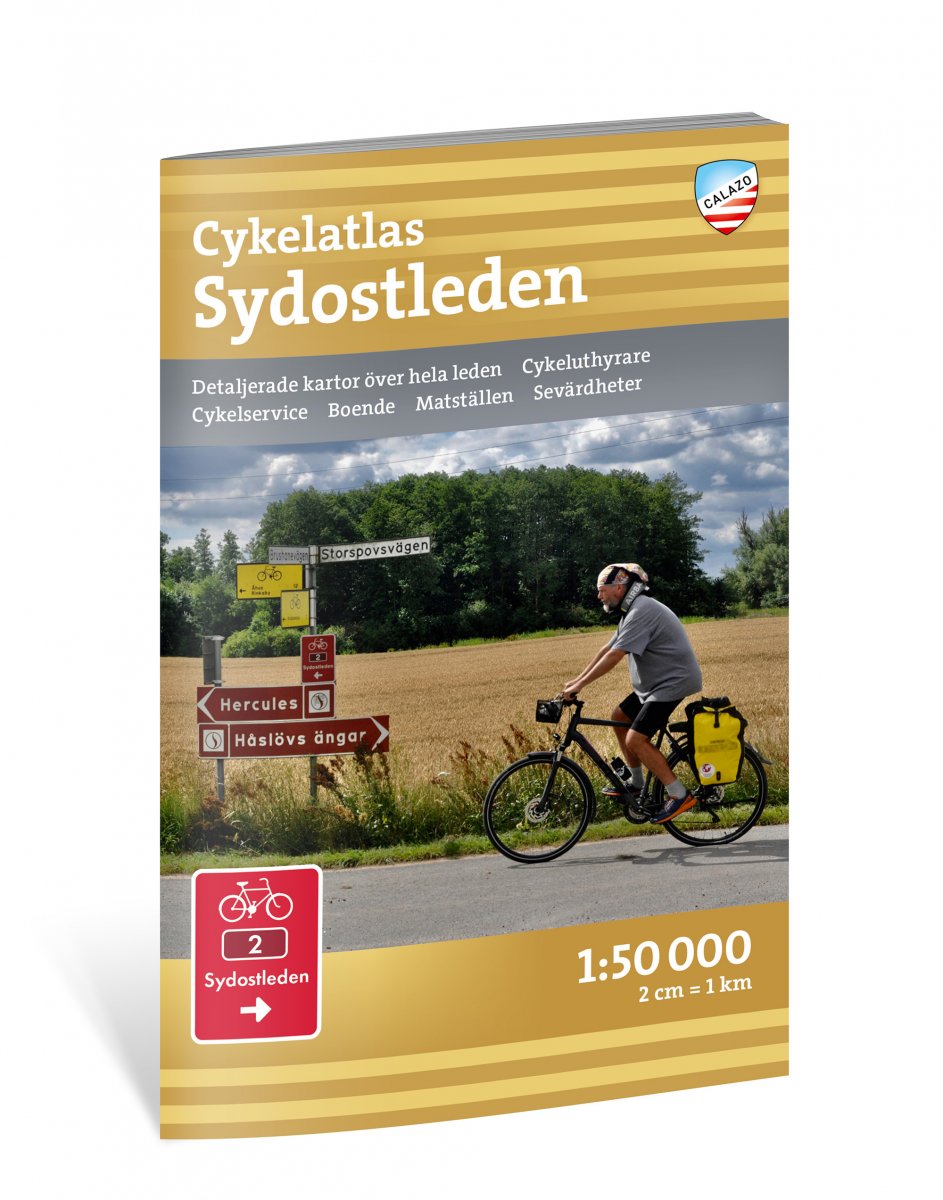 Sydostleden Cykelatlas Calazo