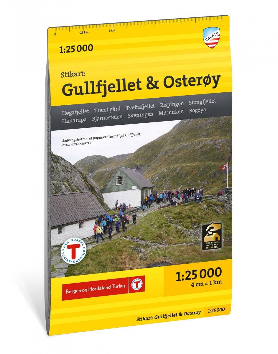 Gullfjellet &amp; Osteröy Stigkarta Calazo