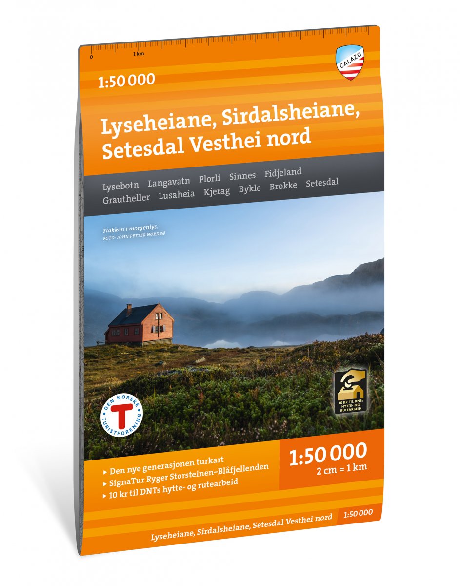 Lyseheiane, Sirdalsheiane &amp; Setesdal Vesthei nord Calazo