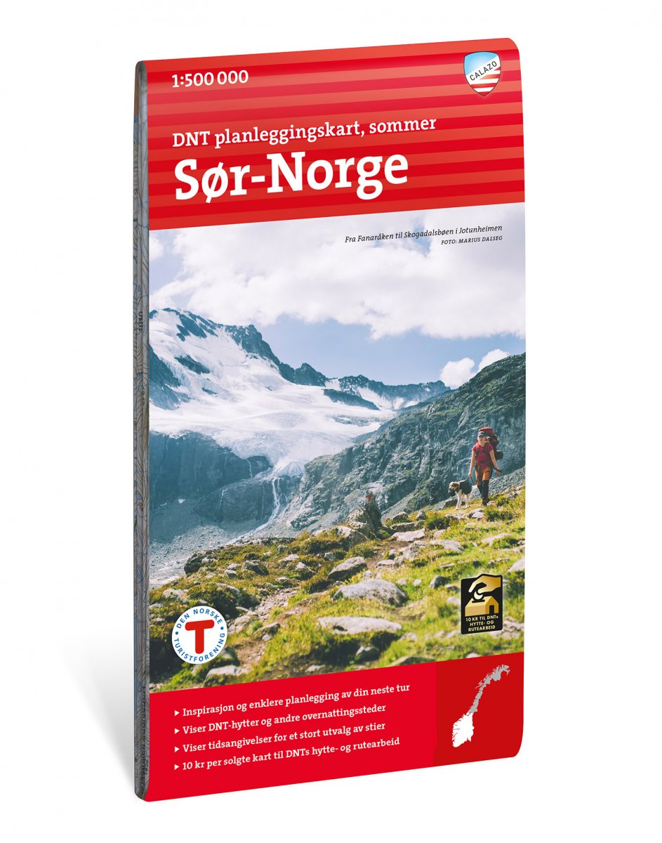 Sör Norge Planeringskarta Calazo