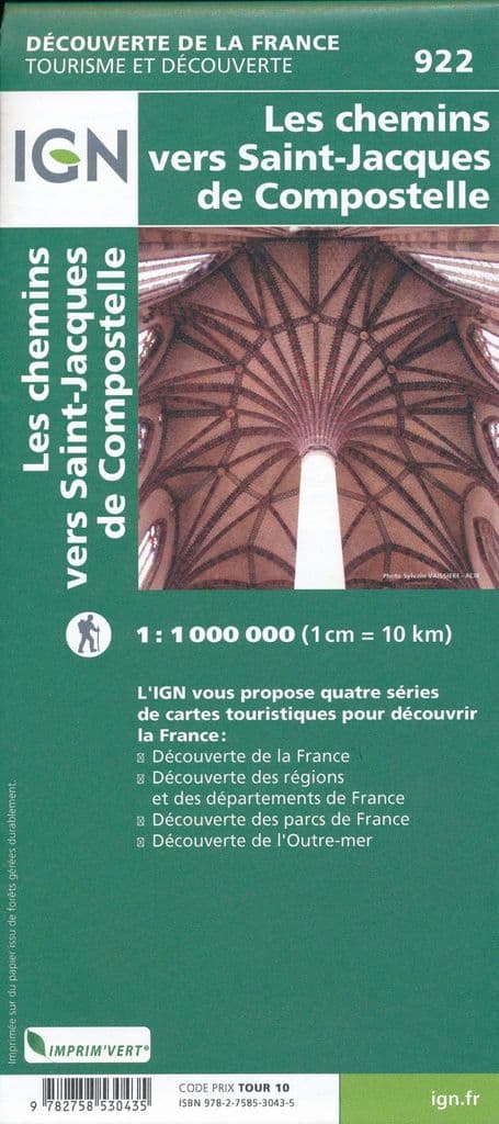 Chemins vers St-Jacques-de-Compostelle