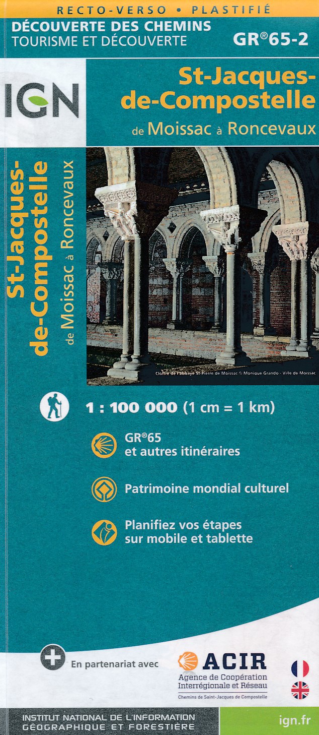 St-Jacques-de-Compostelle: Moissac - Roncervaux