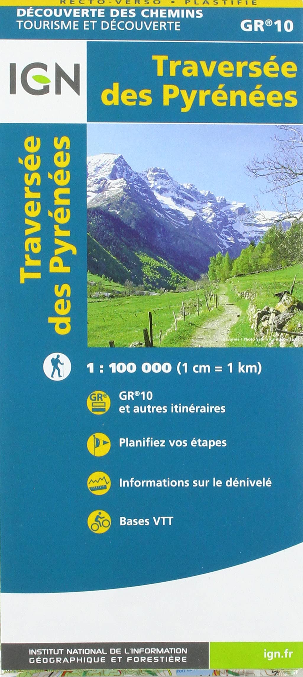 Traversee des Pyrenees IGN