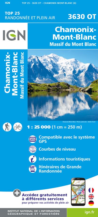 Chamonix Mont Blanc 3630OT Top25 IGN