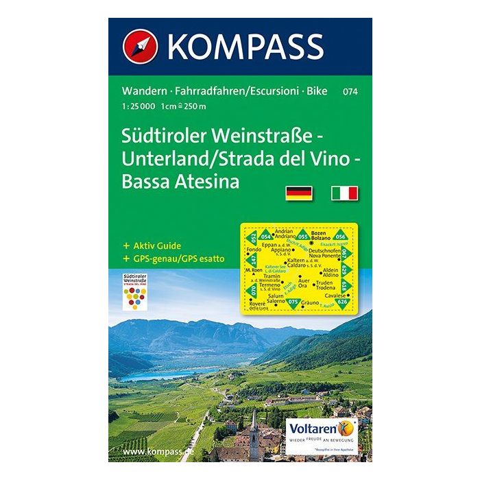 074 Kompass Wanderkarte