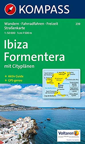239 Ibiza Formentera Kompass Wanderkarte