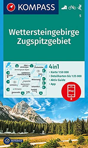 5 Kompass Wanderkarte