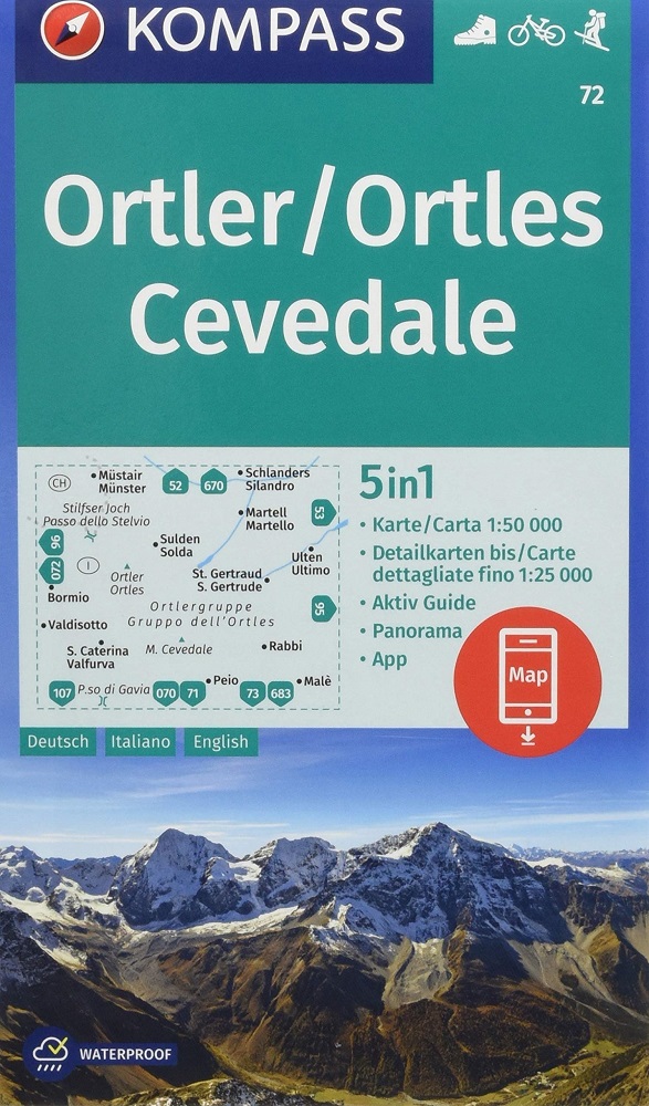 72 Kompass Wanderkarte