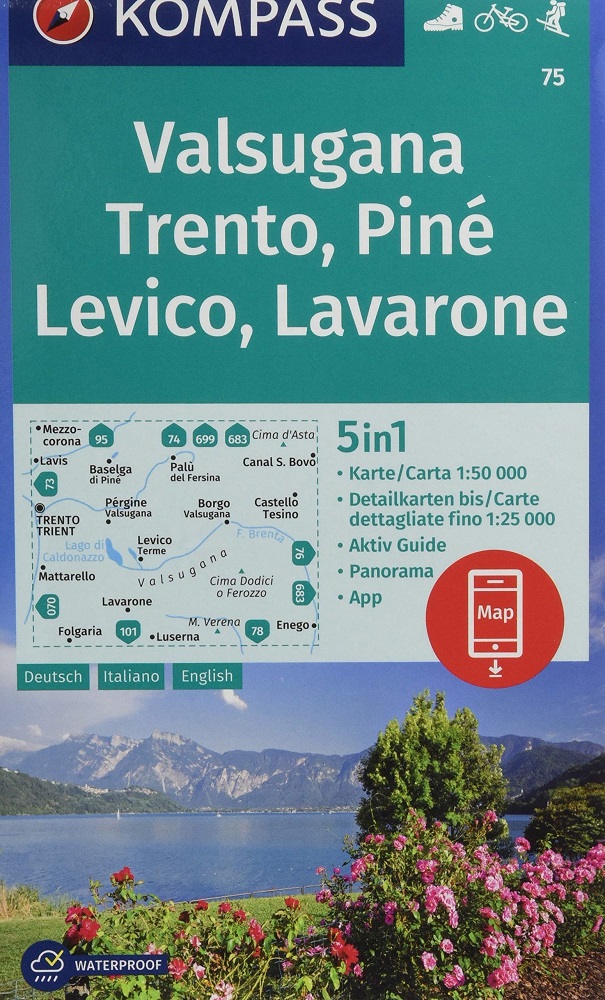 75 Kompass Wanderkarte