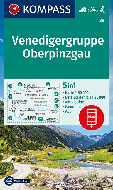 38 Kompass Wanderkarte