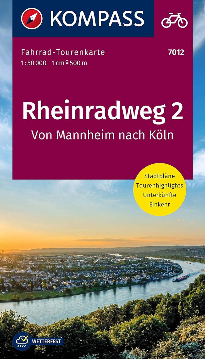 Rheinradweg 2 Kompass Mannheim-Köln