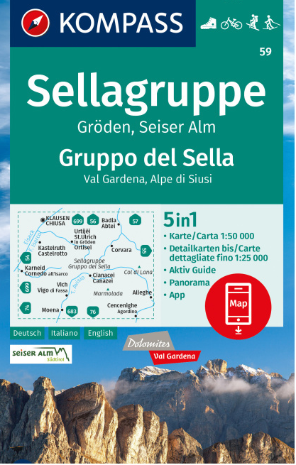 59 Kompass Wanderkarte