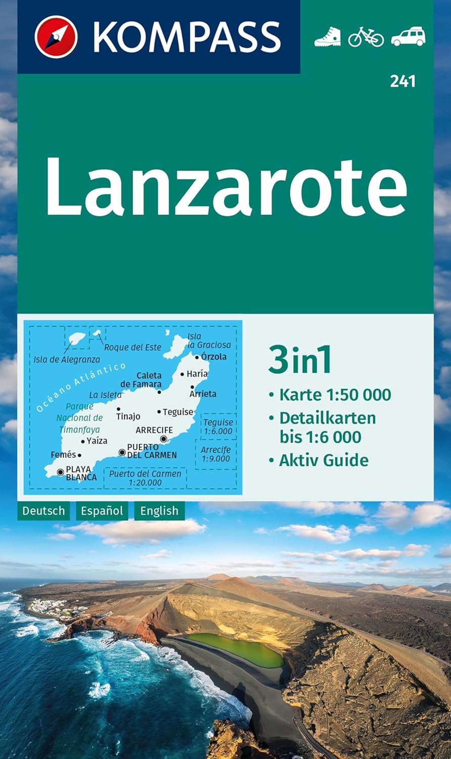 241 Lanzarote Kompass Wanderkarte