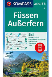 4 Kompass Wanderkarte