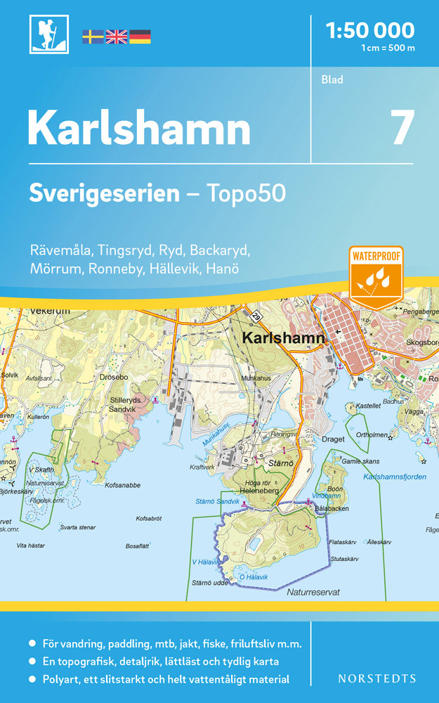7 Karlshamn Sverigeserien 1:50 000