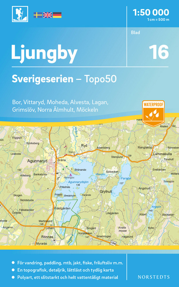 16 Ljungby Sverigeserien 1:50 000