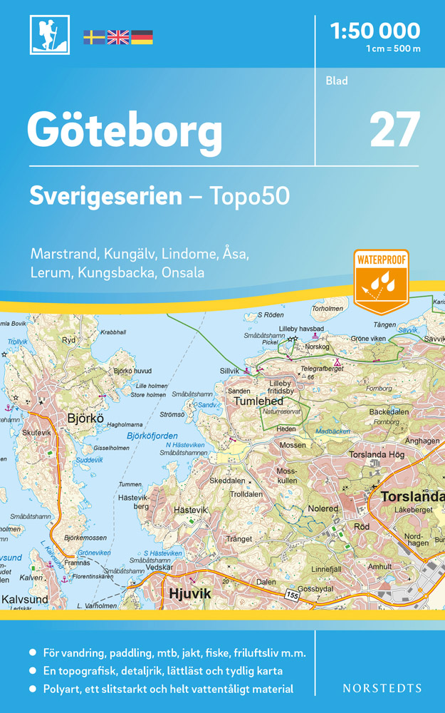 27 Göteborg Sverigeserien 1:50 000