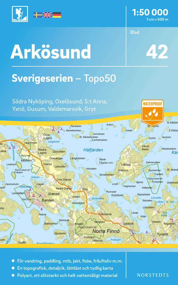 42 Arkösund Sverigeserien 1:50 000
