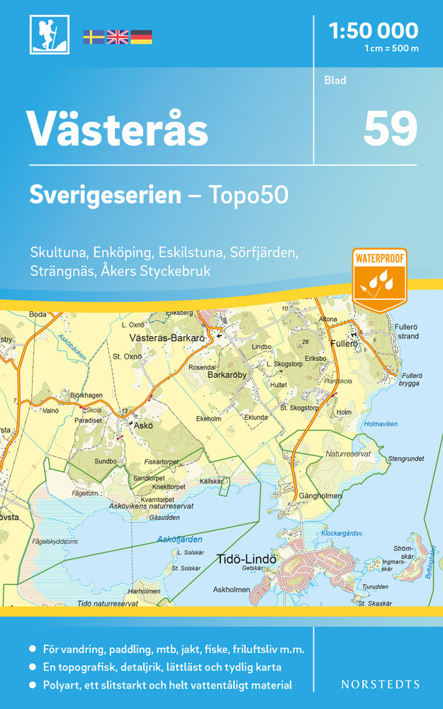 59 Västerås Sverigeserien 1:50 000