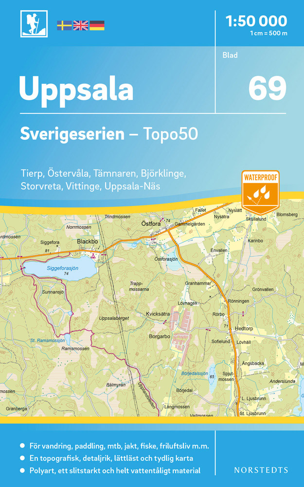69 Uppsala Sverigeserien 1:50 000