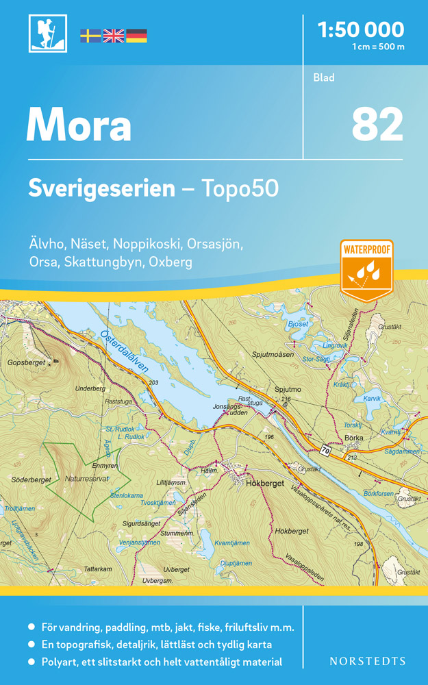 82 Mora Sverigeserien 1:50 000