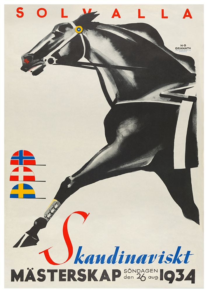 Vykort Solvalla 1934