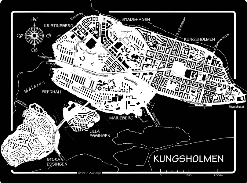 Tallriksunderlägg Kungsholmen