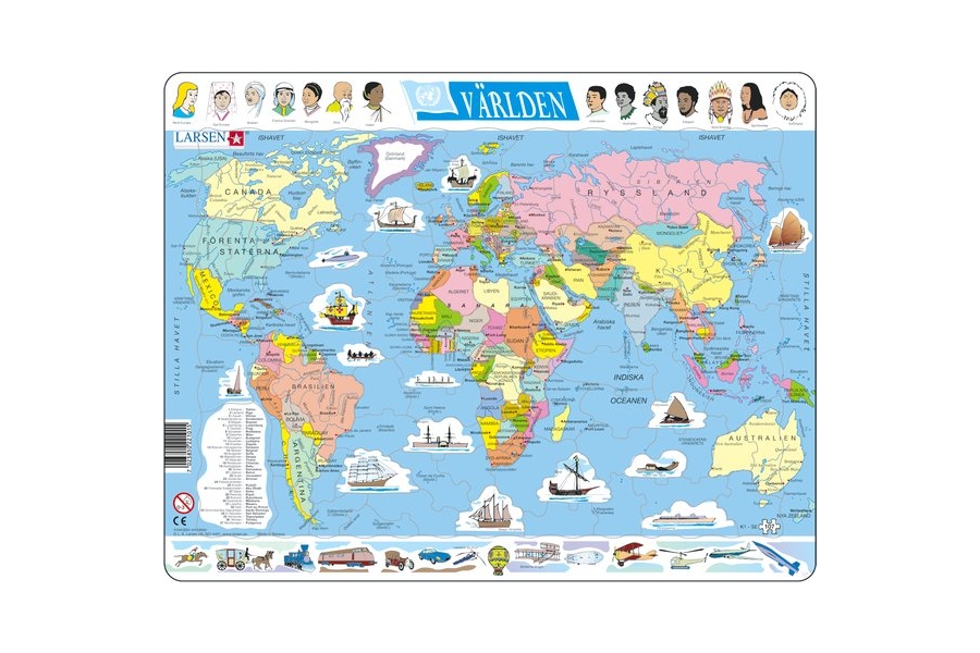 Världenpussel Politisk