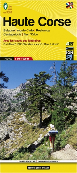 Korsika Syd Vandringskarta 1:60.000
