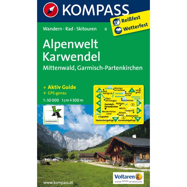 6 Kompass Wanderkarte