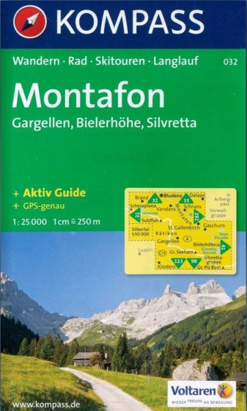 032 Kompass Wanderkarte