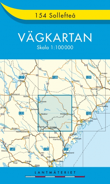 154 Sollefteå Vägkartan