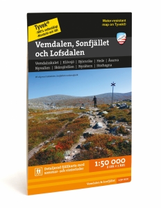 Vemdalen, Sonfjället och Lofsdalen 1:50 000 Calazo