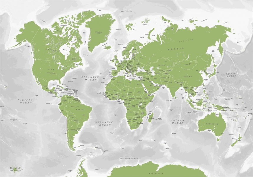 The World by Kartbutiken Green