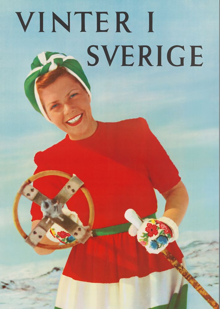 Vinter i Sverige 1951, plansch 50x70