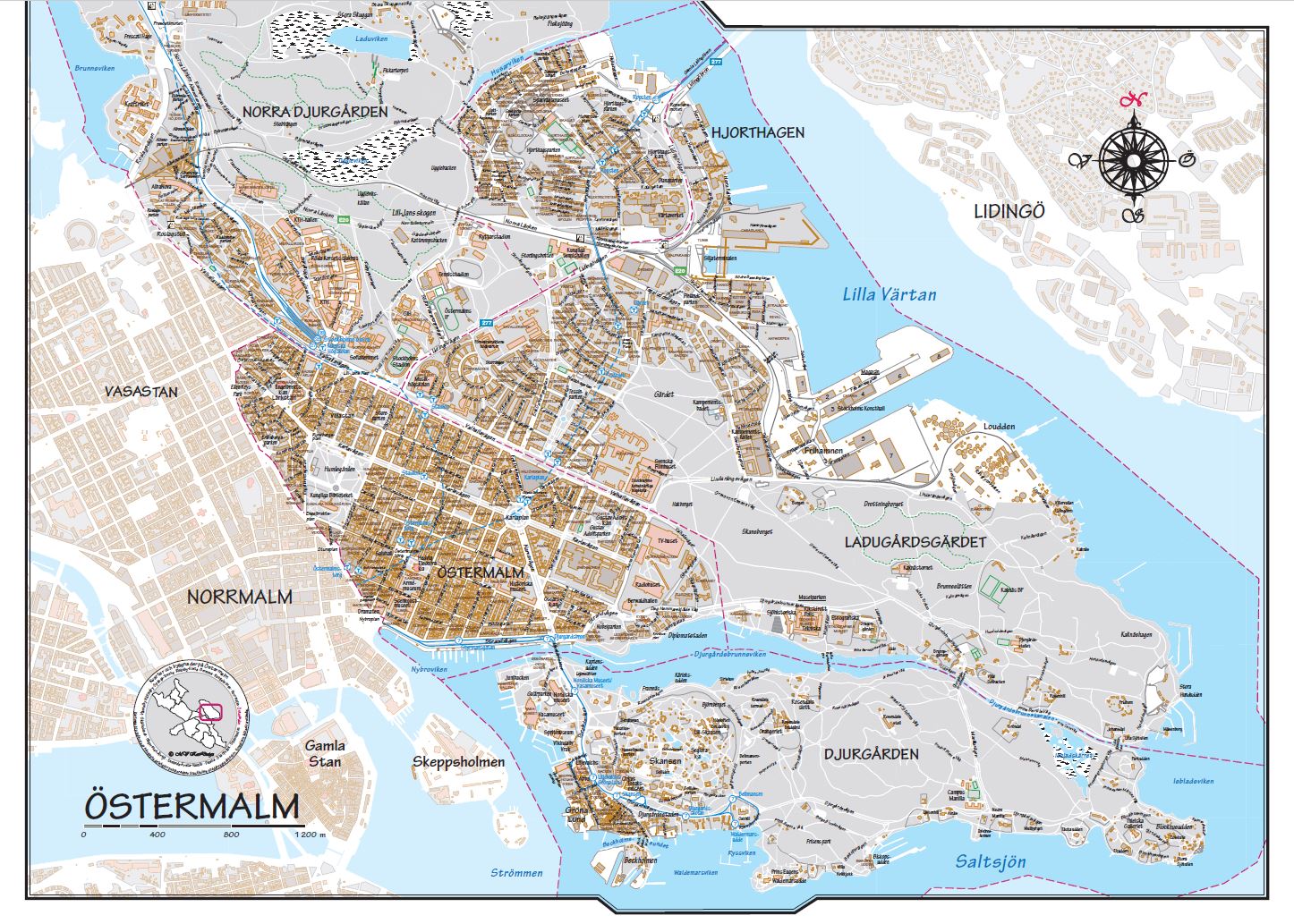 Östermalm Grå Design 70x50cm