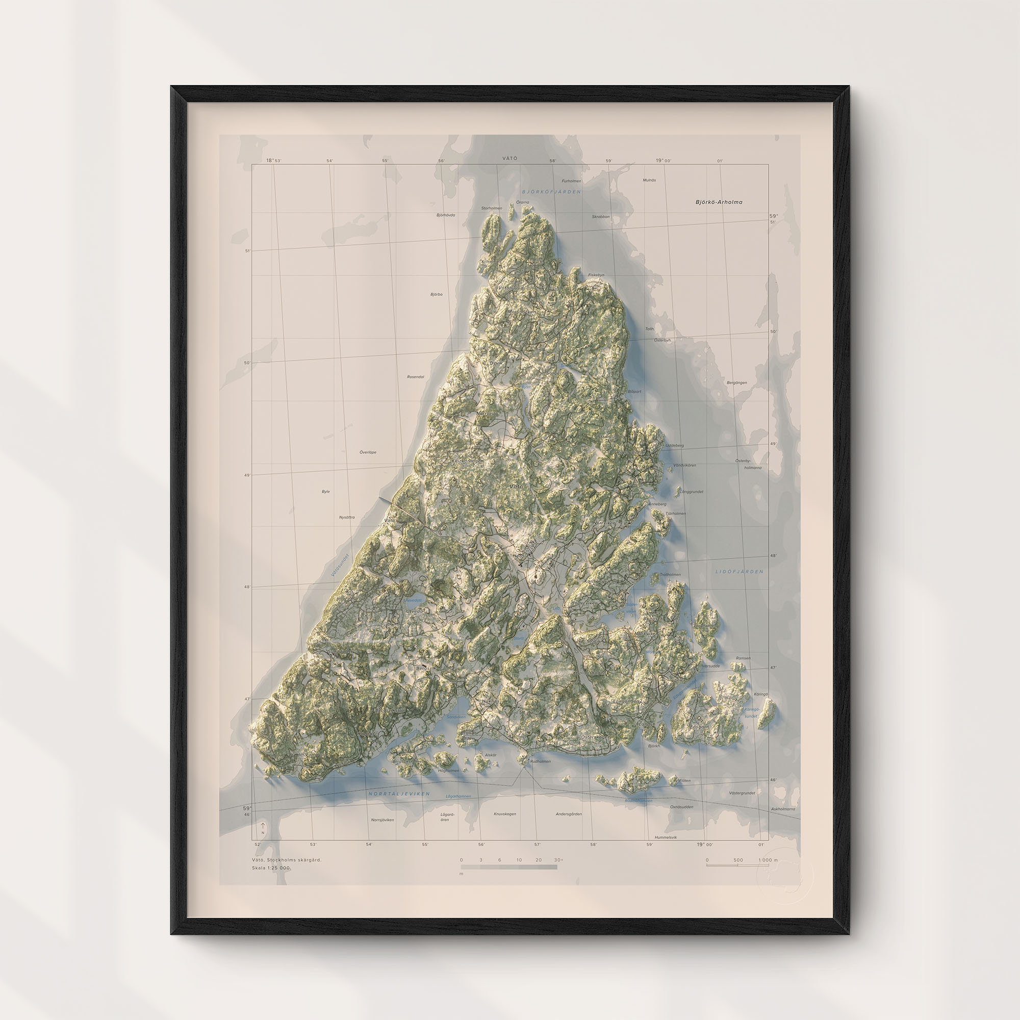 Vätö 40x50cm Mapbits