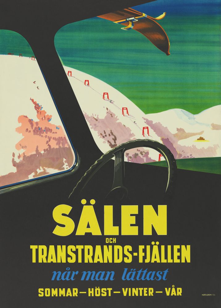 Sälen och Transtrandsfjällen, plansch 50x70