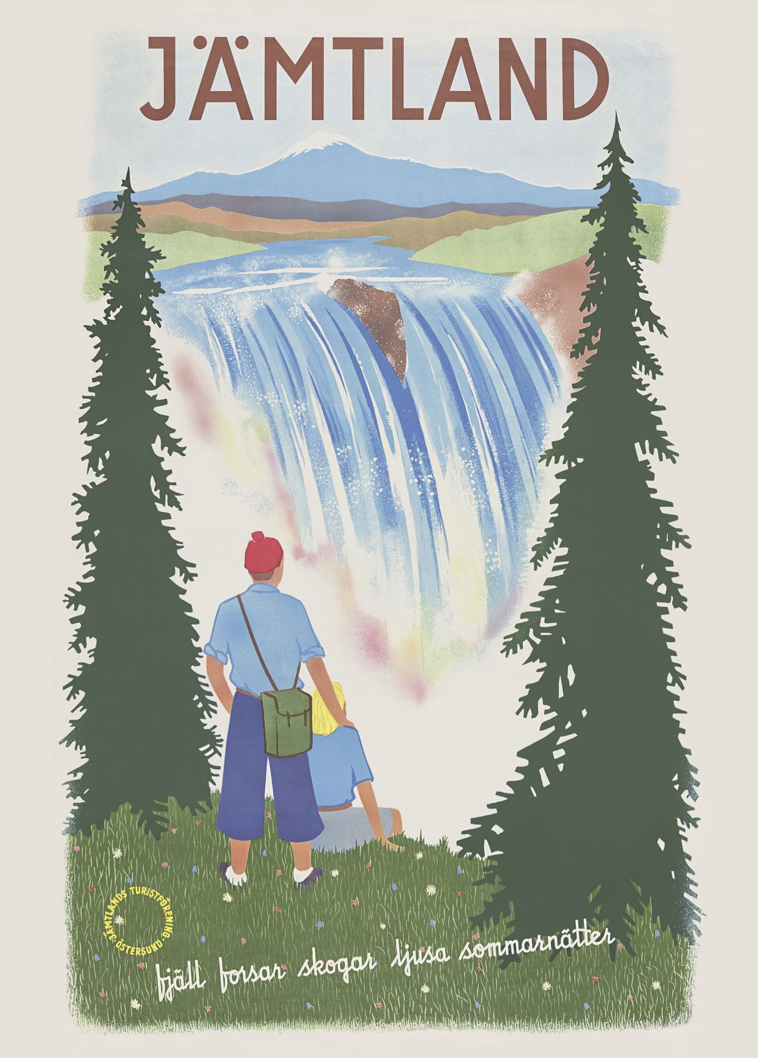 Jämtland plansch 50x70