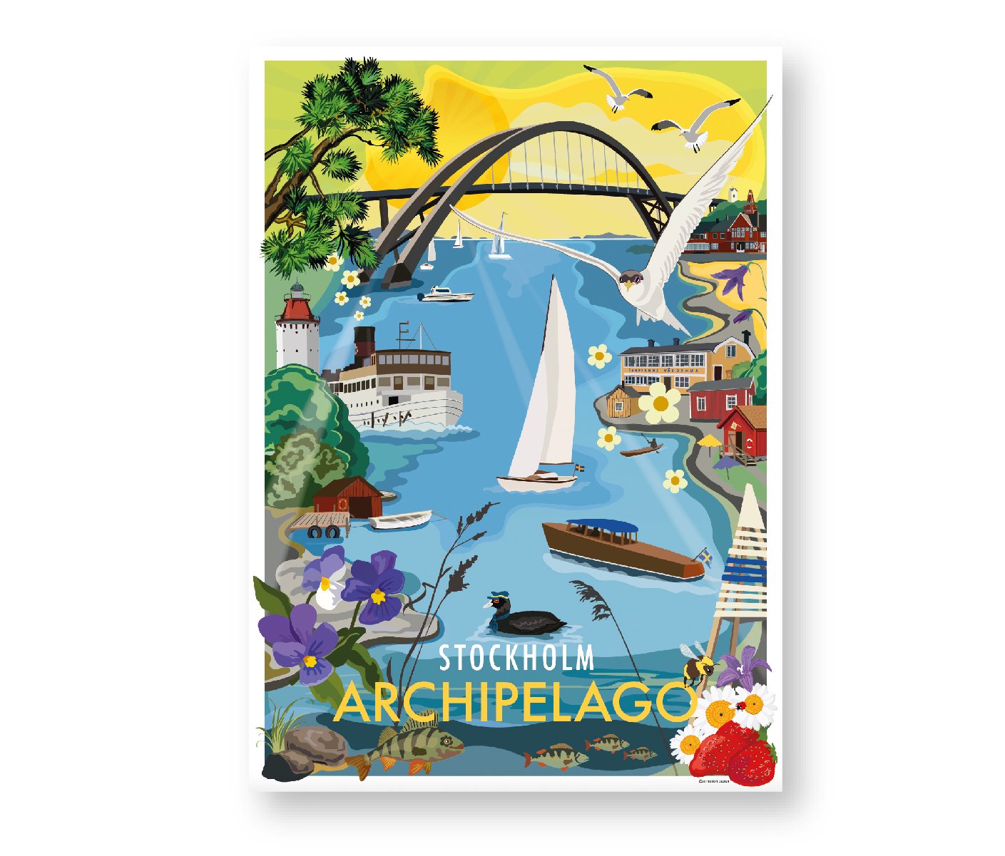 Archipelago Poster 21x30cm